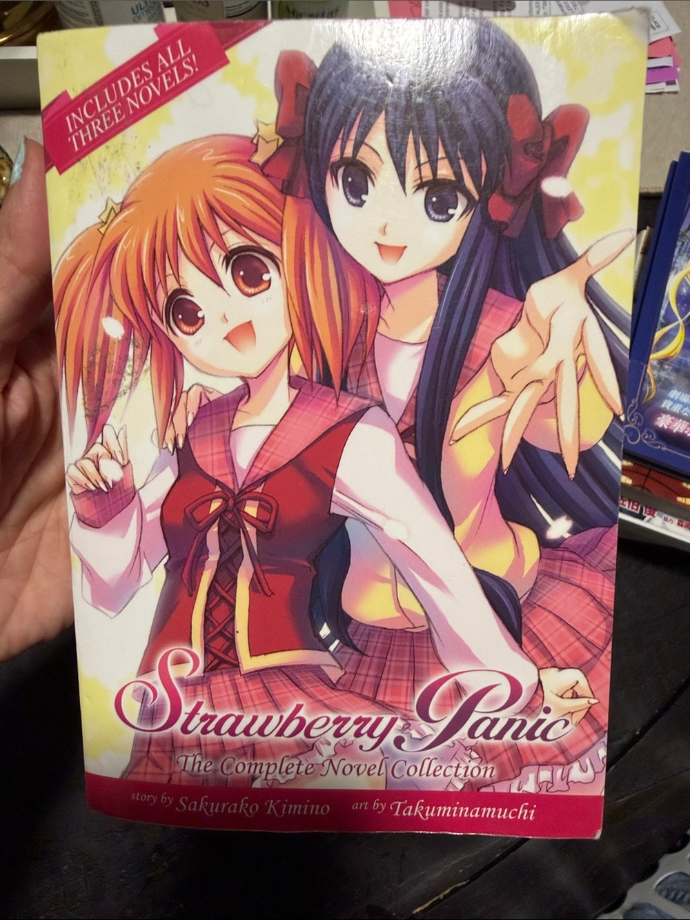Strawberry Panic Complete Novel Collection - Pink Red Cover
